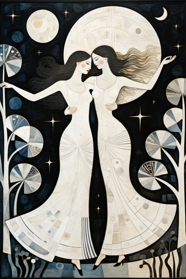 17778-3845576231-_lora_xl_more_art-full_v1_0.8_,crisp,clear,elegant. white,bold lines. Beautiful young women dancing in the moonlight. The art re.png